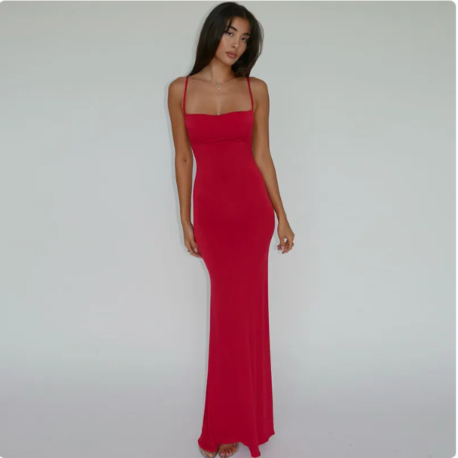 Allure Backless Midi Dress