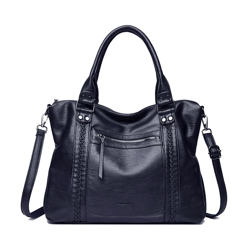 Soft Leather Shoulder Crossbody Bag for Women