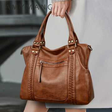 Soft Leather Shoulder Crossbody Bag for Women
