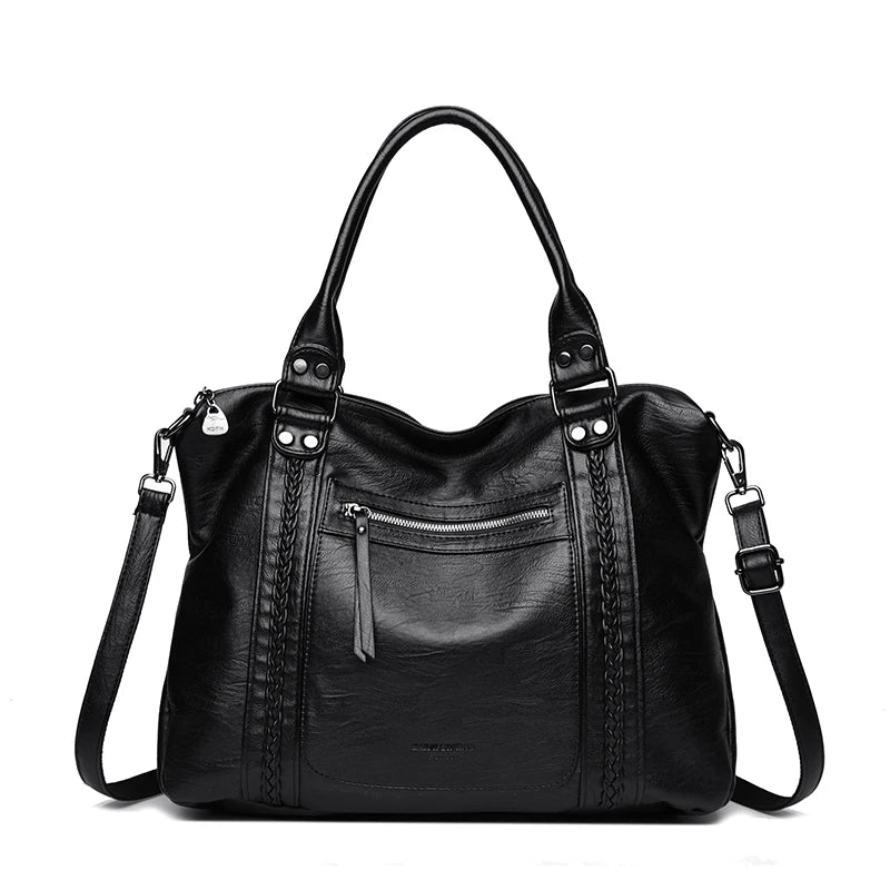 Soft Leather Shoulder Crossbody Bag for Women