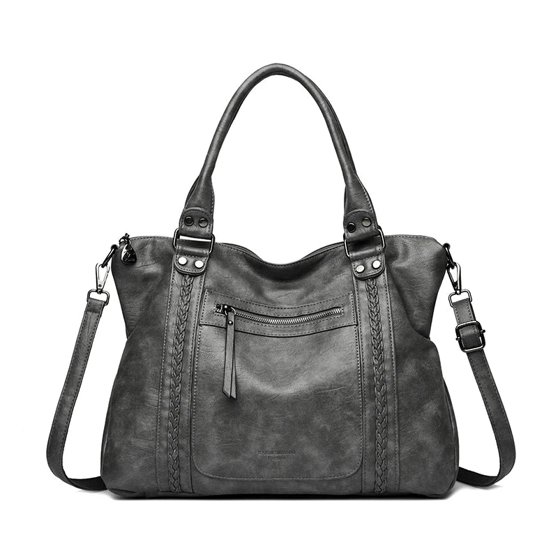 Soft Leather Shoulder Crossbody Bag for Women