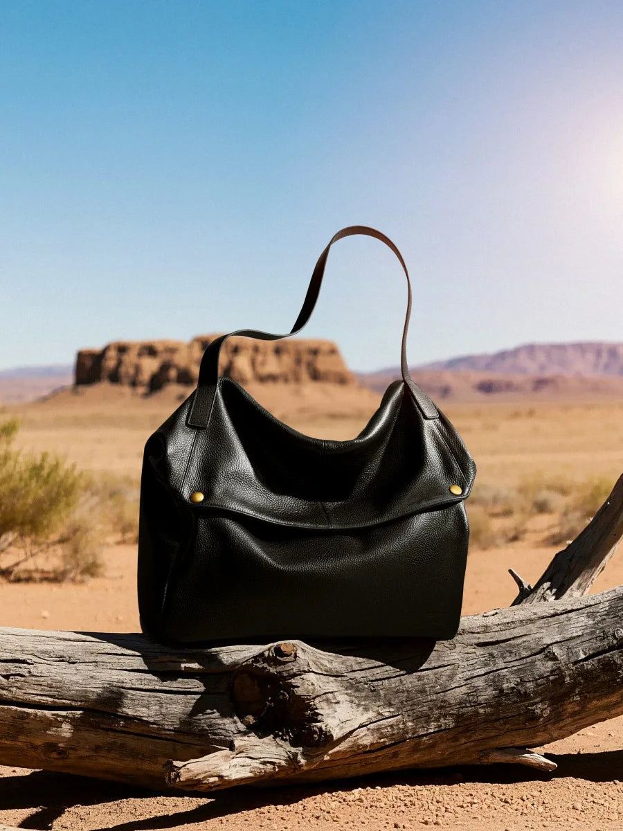 100% Genuine Leather Large Capacity Women’s Shoulder Bag